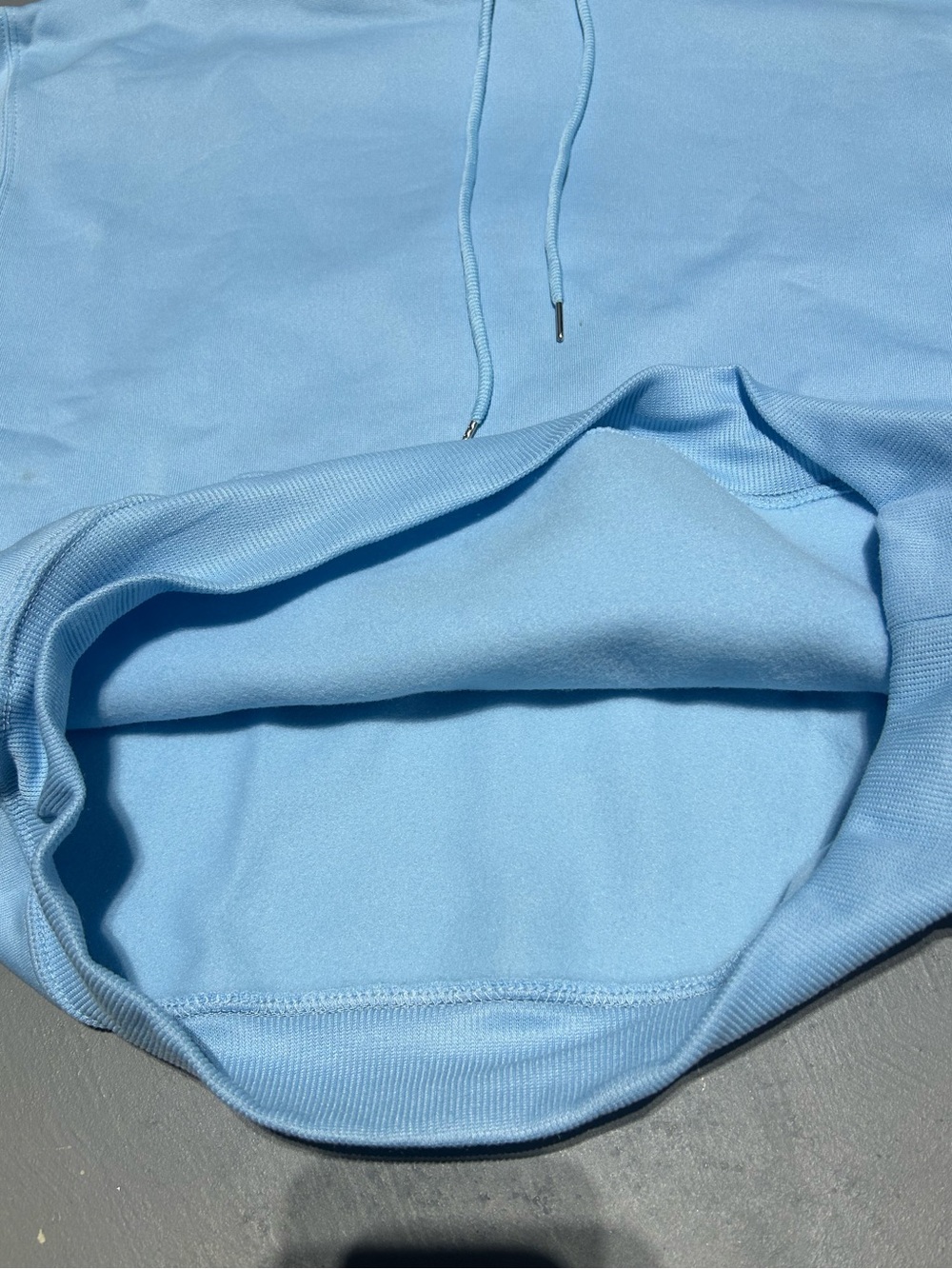 Blue Soft & Cozy Stretchy Hoodie (Women’s Large) - Picture 8 of 10